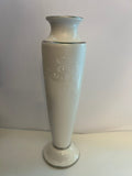 Lenox Wedding Promises Opal Innocence 8" Porcelain Bud Vase with Platinum Trim