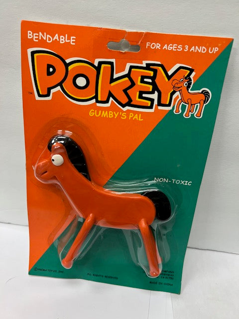 Signed Bendable Pokey Figure - Gumby's Pal (2004, Autographed by Art Clokey)