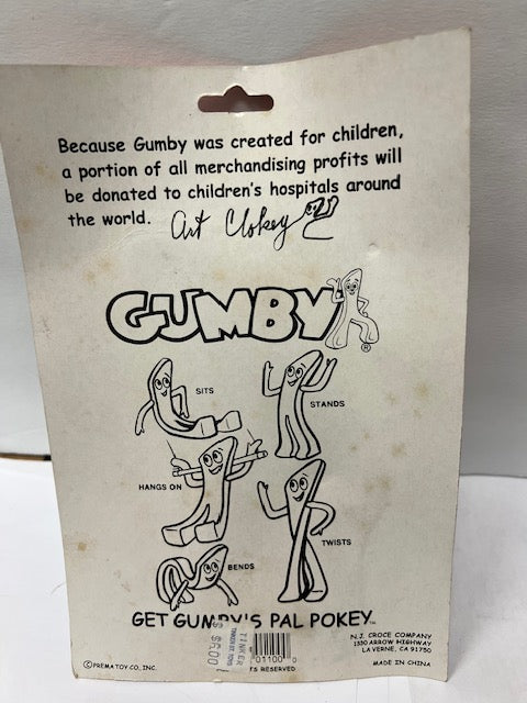 Signed Bendable Pokey Figure - Gumby's Pal (2004, Autographed by Art Clokey)