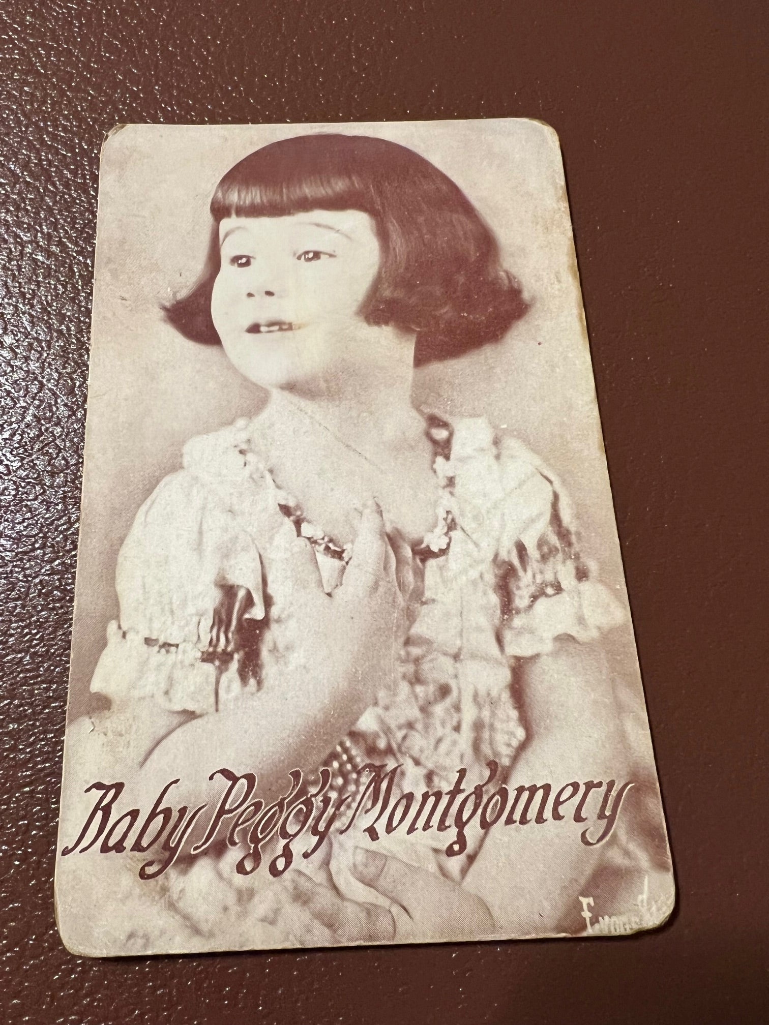 Lot of 9 Antique 1920s Silent Movie Star Exhibit Cards / Postcards