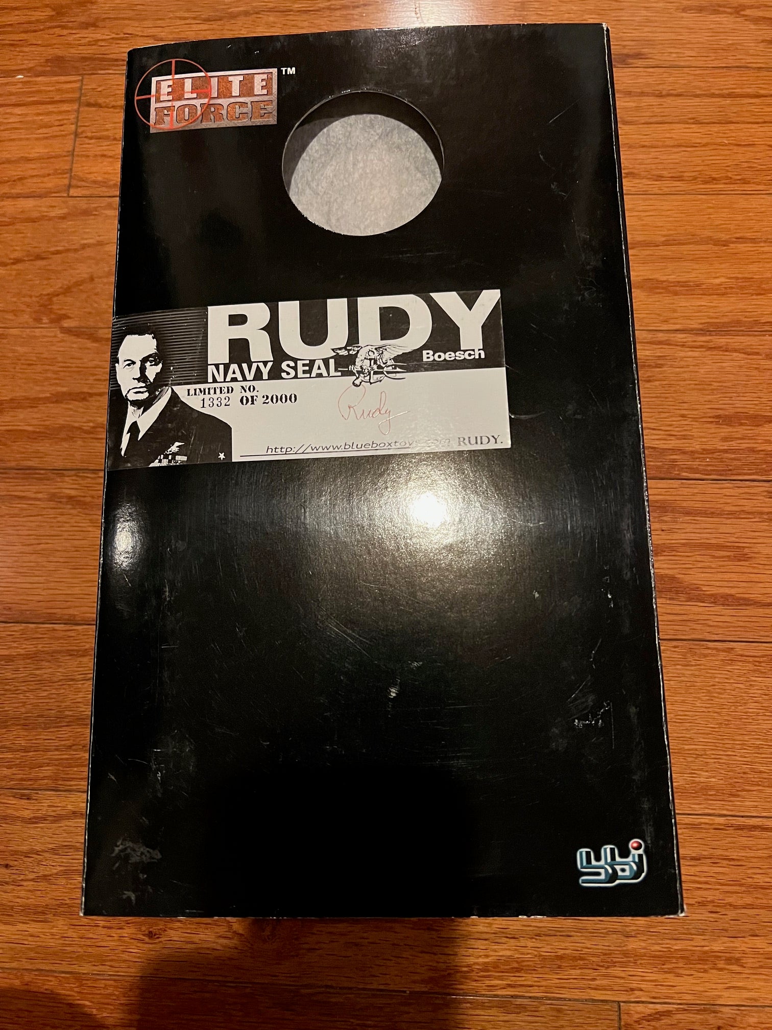 Autographed Rudy Boesch Survivor Navy SEAL Action Figure - Elite Force Limited Edition #1332 of 2000