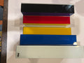 Poet	tery? Mondrian "Line Up" Colored Glass Vase Set by PO (Frank Kerdil Design)