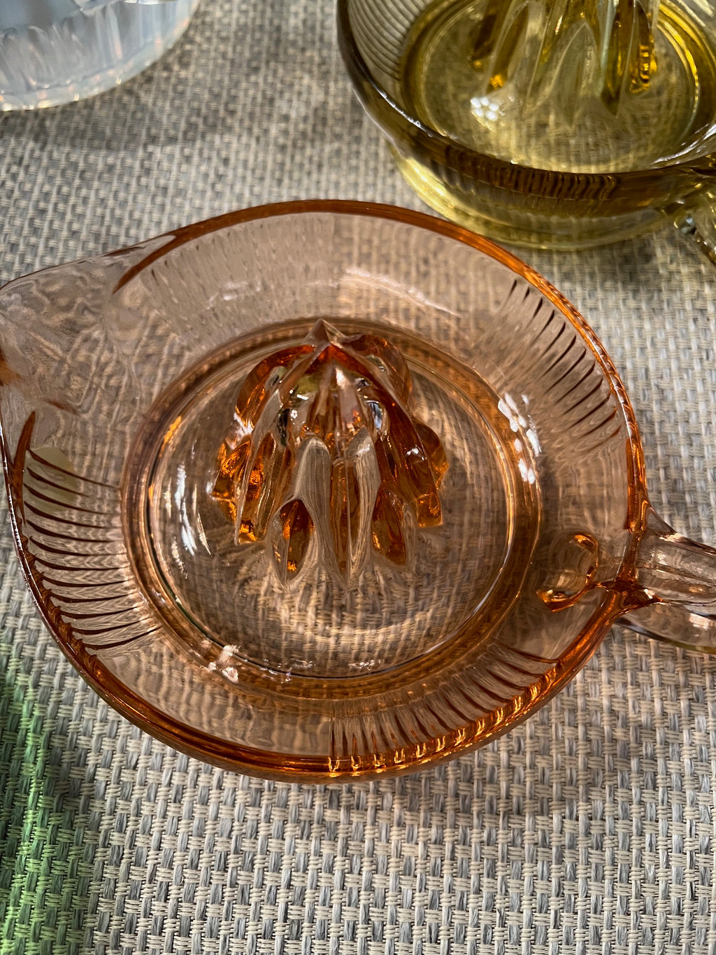 Antique Glass Citrus Reamer Collection - Set of 5 Vintage Juicers