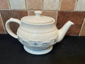 Longaberger Pottery Blue Dresden Teapot with Lid - Never Used