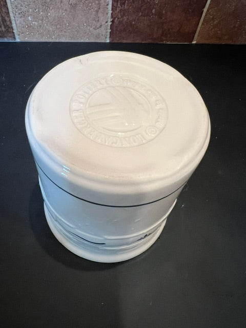 Longaberger Pottery Crock - Dresden Blue Design, Unused