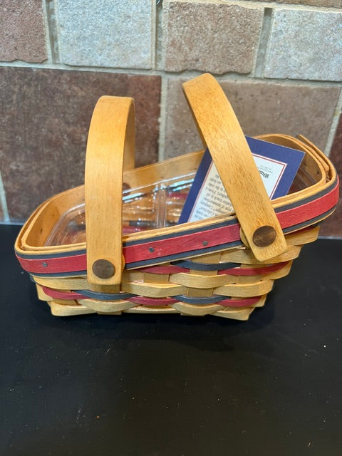 Longaberger 1996 All-American Collection Summertime Basket with Plastic Liner