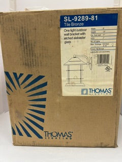Thomas Lighting Outdoor Bronze Wall Lantern SL-9289-81 — New in Box