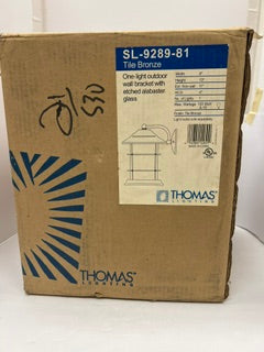 Thomas Lighting Outdoor Bronze Wall Lantern SL-9289-81 — New in Box