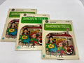 Vintage 1960s GE Show 'N Tell Picturesound Programs - Green Children's Classics Set (4 pcs)