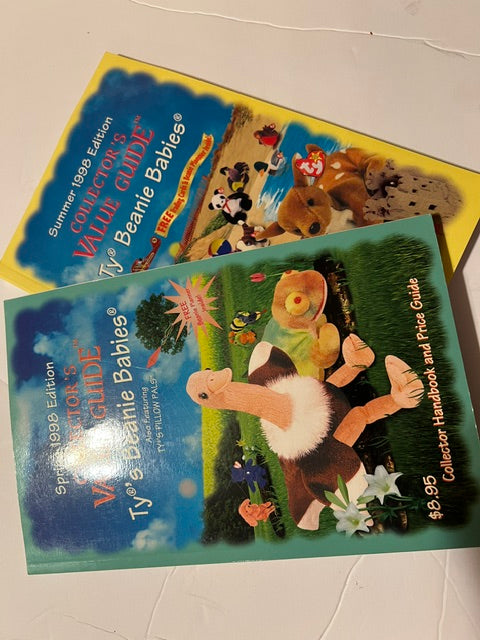 1998 Ty Beanie Babies Collector's Value Guides - Spring & Summer Editions (Set of 2)