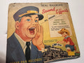 1953 Peter Pan Records "Real Railroad Sound Effects" Red Vinyl Kids Record