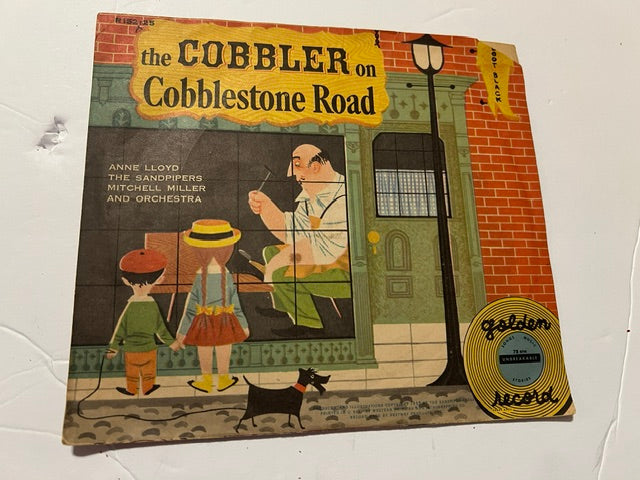 1950s Little Golden Record - "Gaston and Josephine" / "The Cobbler on Cobblestone Road" Yellow Vinyl 78 RPM