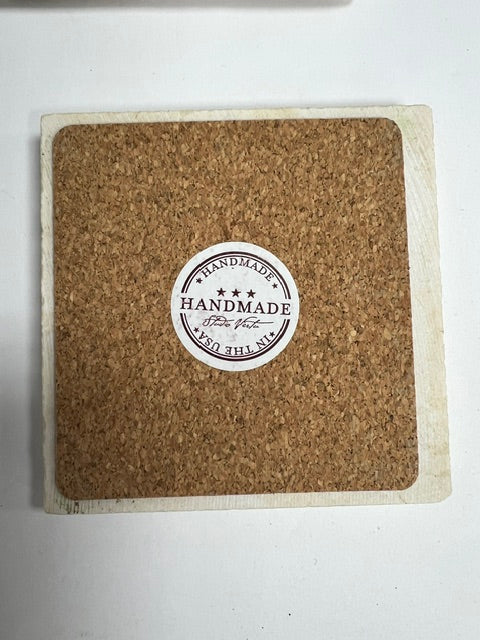 Ultimate Derby Party Set - 8 Studio Vertu Jockey Silks Stone Coasters, Caspari Napkins & Knife Spreader