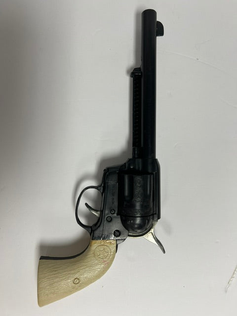 Vintage "Frontier 44 Cal." Toy Cap Gun Revolver with Faux Ivory Grips