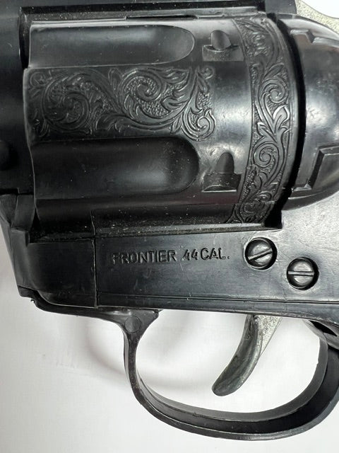 Vintage "Frontier 44 Cal." Toy Cap Gun Revolver with Faux Ivory Grips
