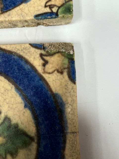 1930s American Encaustic Tiling Co. (AET) Matched Set of 8 Tiles + 1 Free — 6" x 6" Vintage