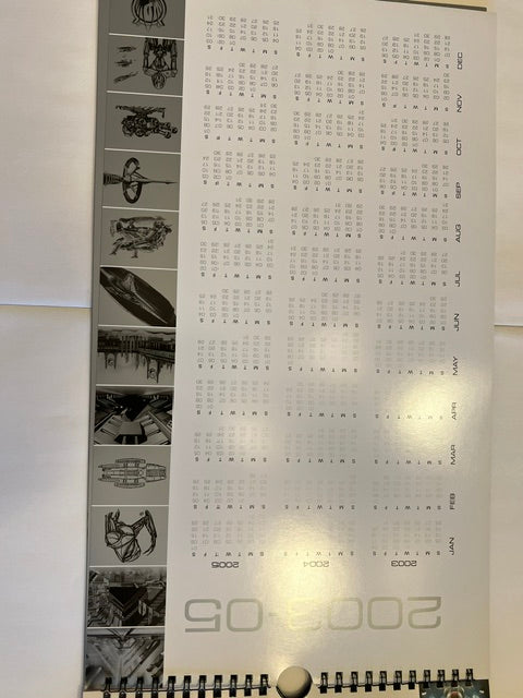 Rare Battlestar Galactica 2003-2004 Miniseries Promo Calendar - TV Critics Exclusive