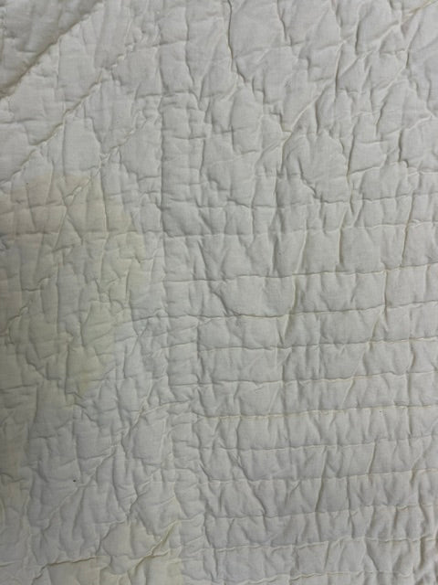 Vintage Handmade Indian Velvet Patchwork Quilt / Blanket 88" x 70.5"