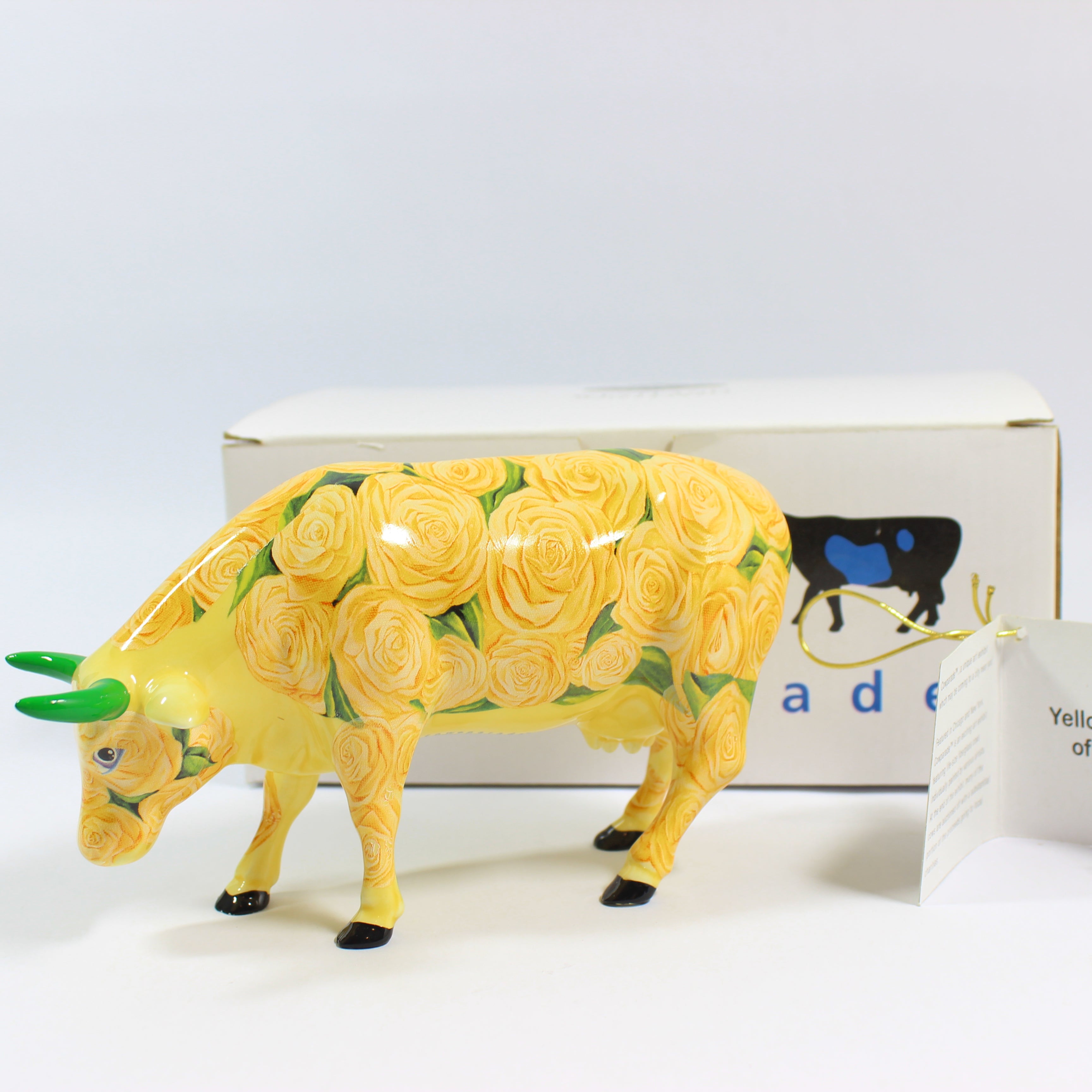 Cow Parade Yellow Rose of Texas (2000) - Image 2