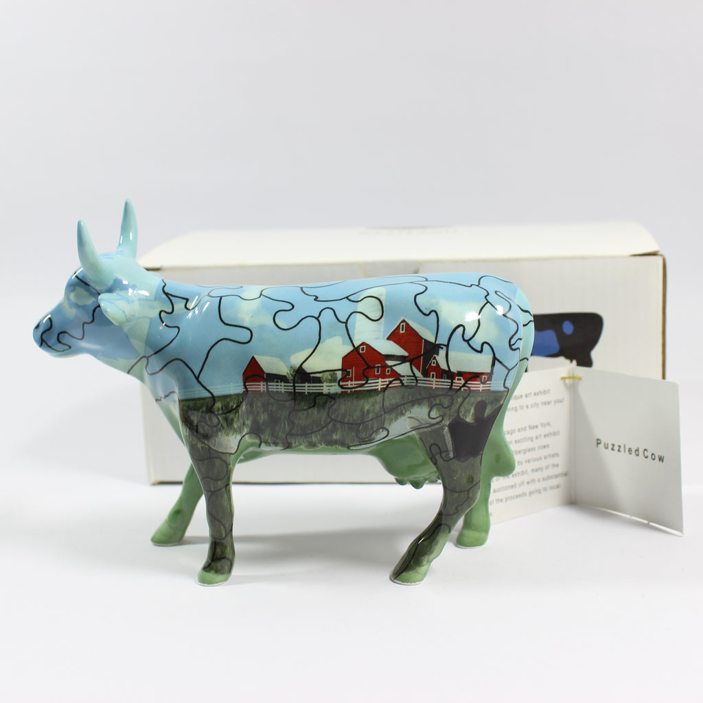 Cow Parade Puzzled Cow (2001) - Image 2