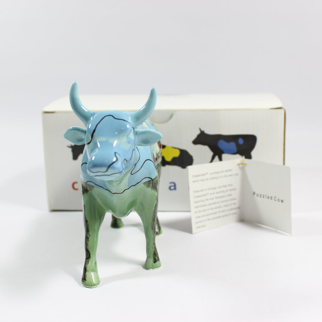 Cow Parade Puzzled Cow (2001) - Image 3