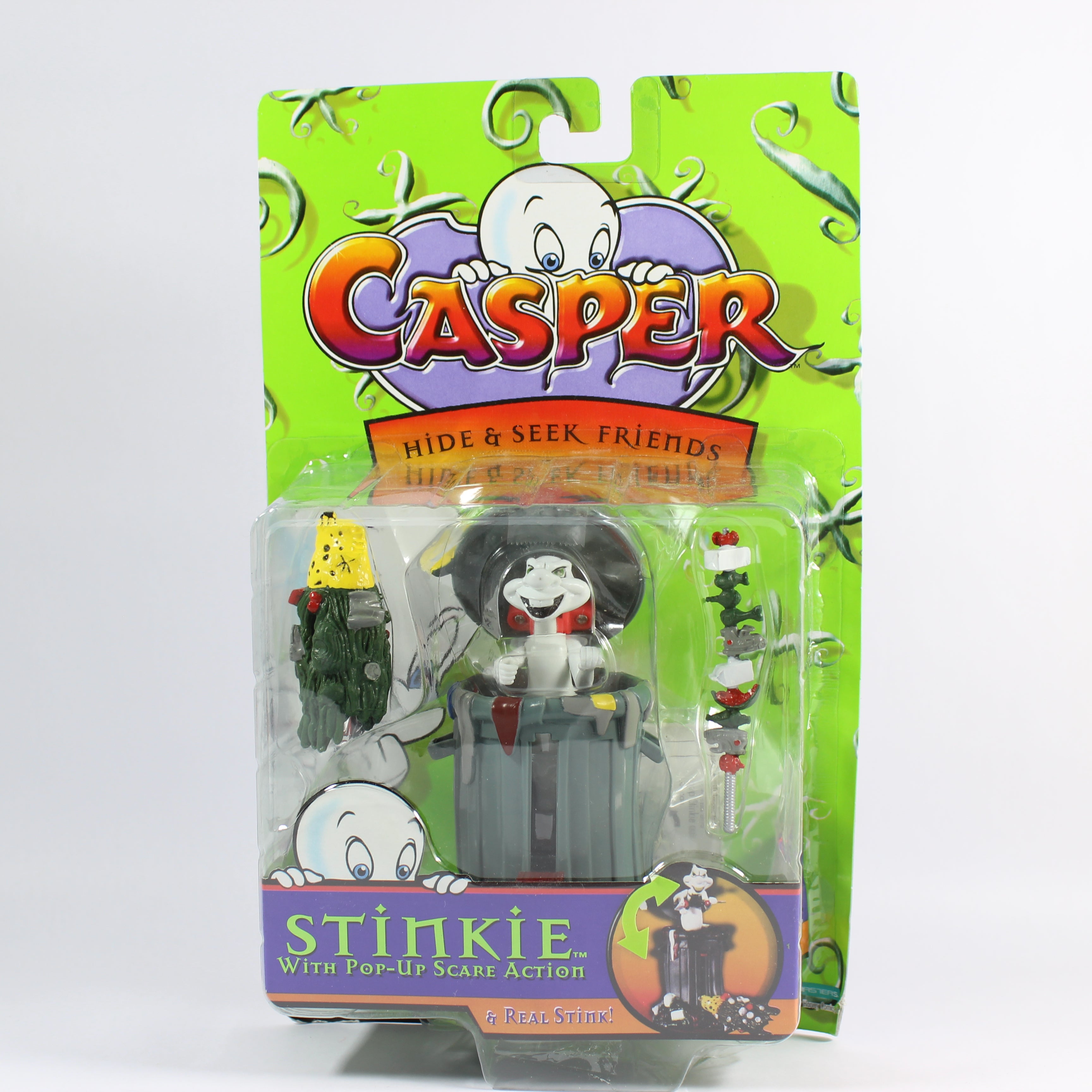 Hide and Seek Friends: Garbage Can Stinkie, Casper, Trendmasters, 1997