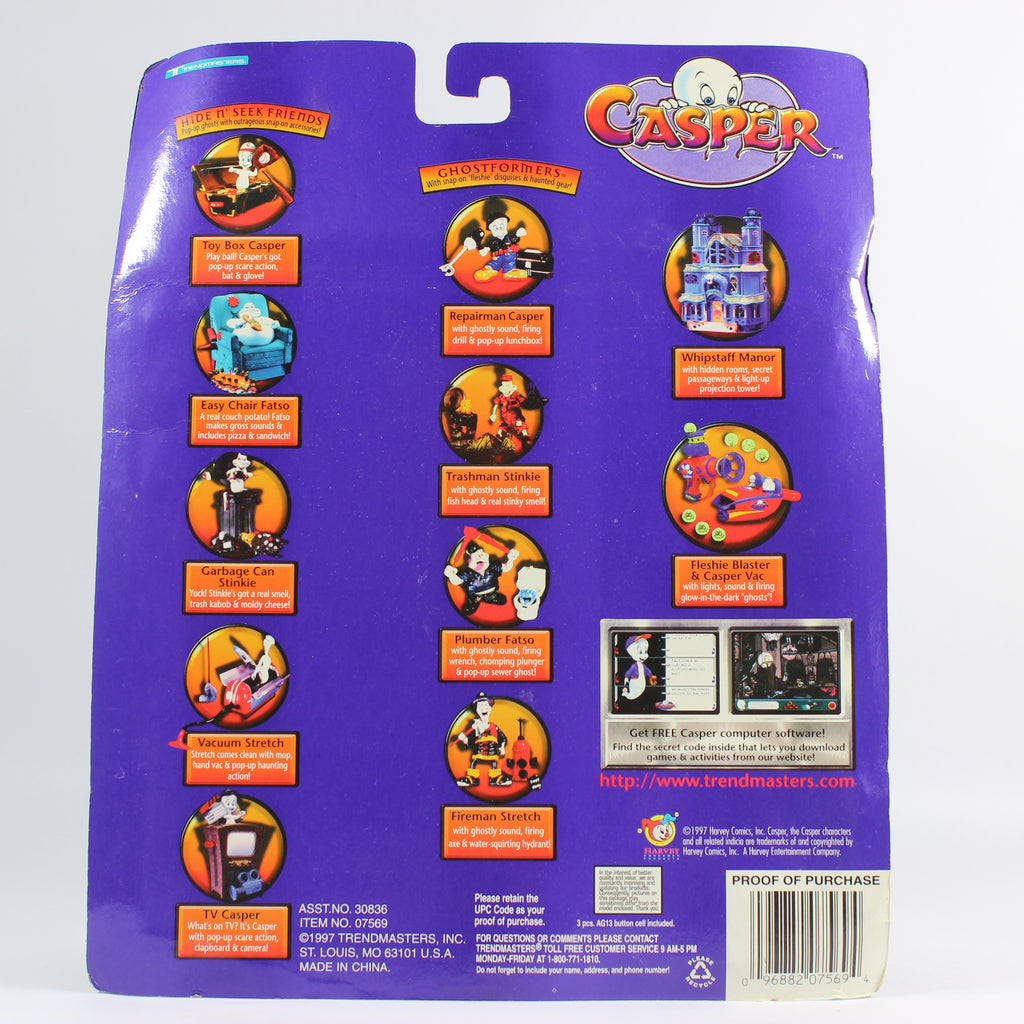 Ghostformers: Trashman Stinkie, Casper, Trendmasters, 1997 - Image 5