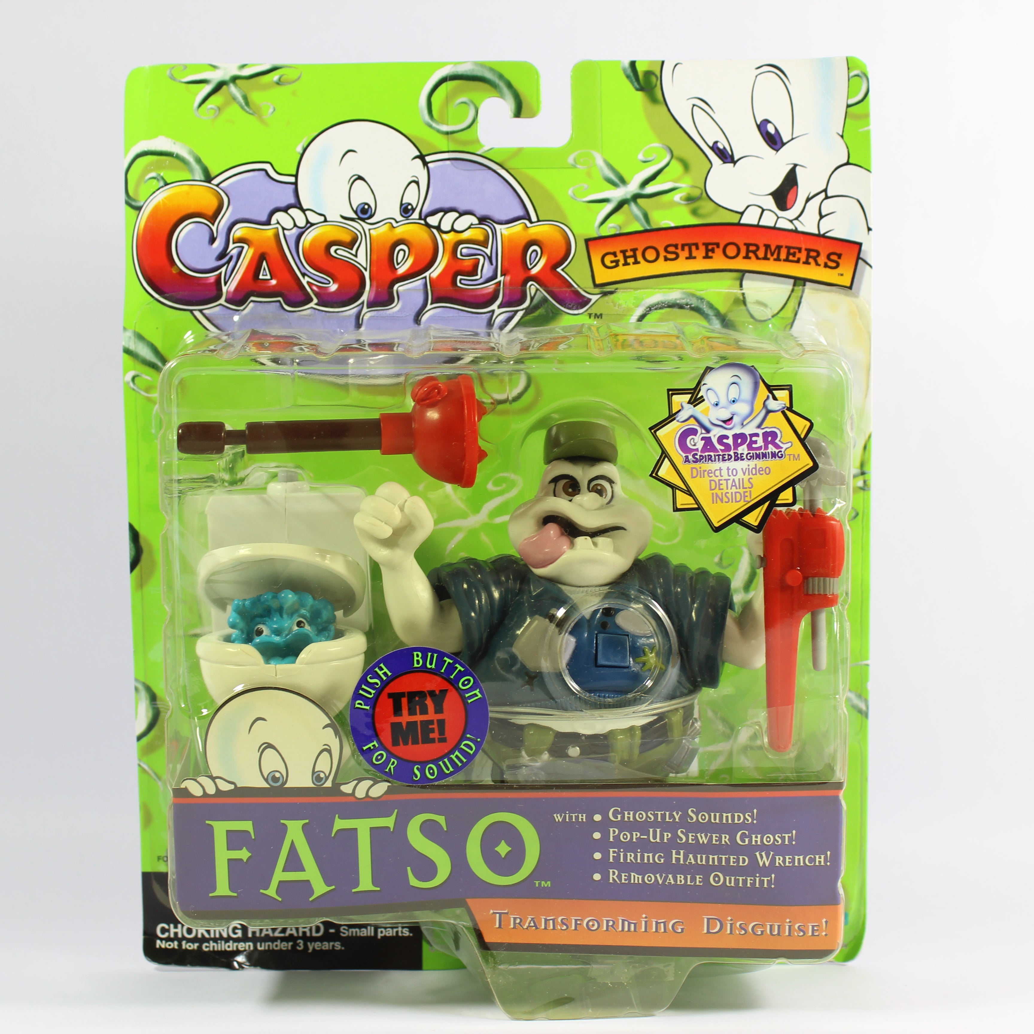 Ghostformers: Plumber Fatso, Casper, Trendmasters, 1997