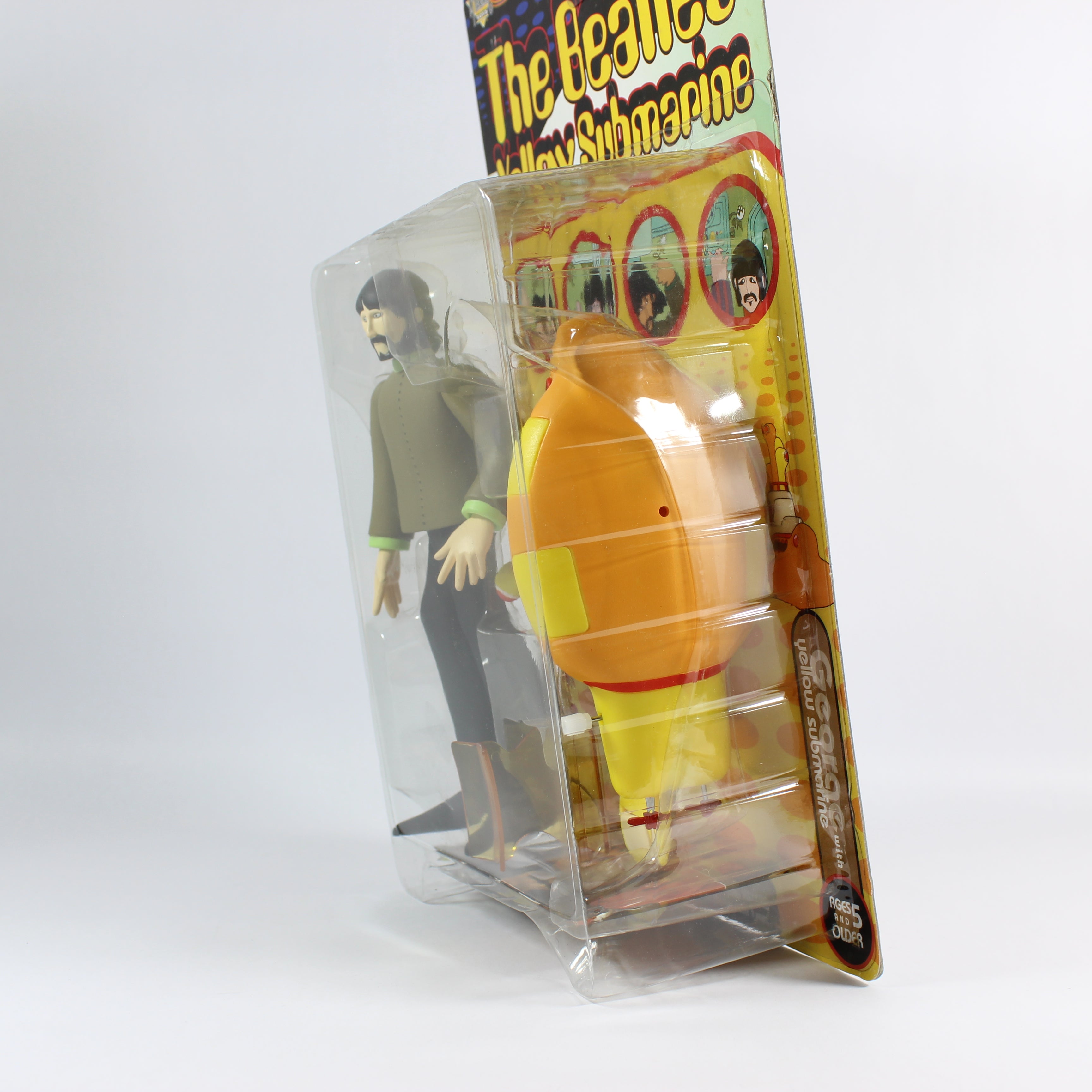 Yellow Submarine: George with Yellow Submarine, The Beatles, McFarlane Toys, 1999 - Image 2