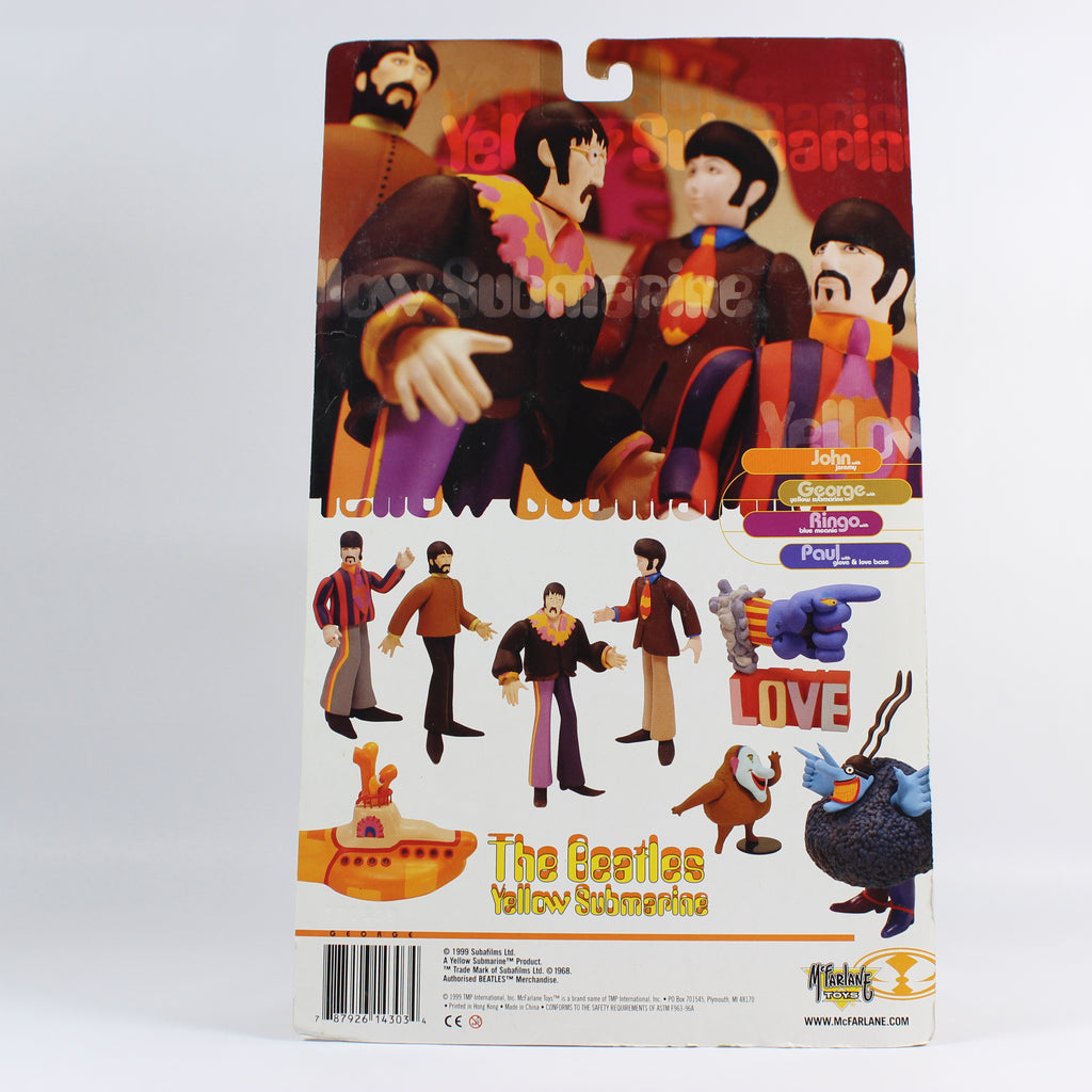 Yellow Submarine: George with Yellow Submarine, The Beatles, McFarlane Toys, 1999 - Image 5