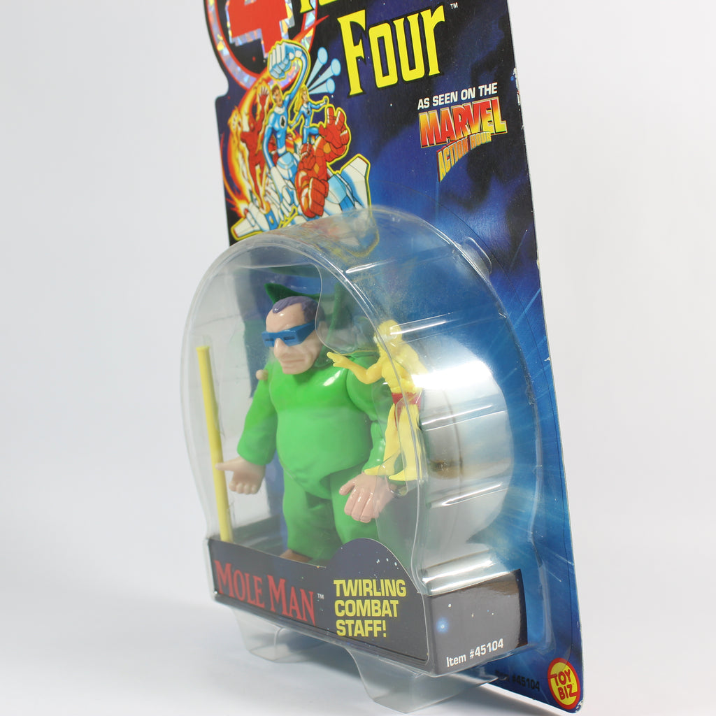 Fantastic Four: Mole Man with Twirling Combat Staff, Marvel Comics, Toybiz, 1994 - Image 2