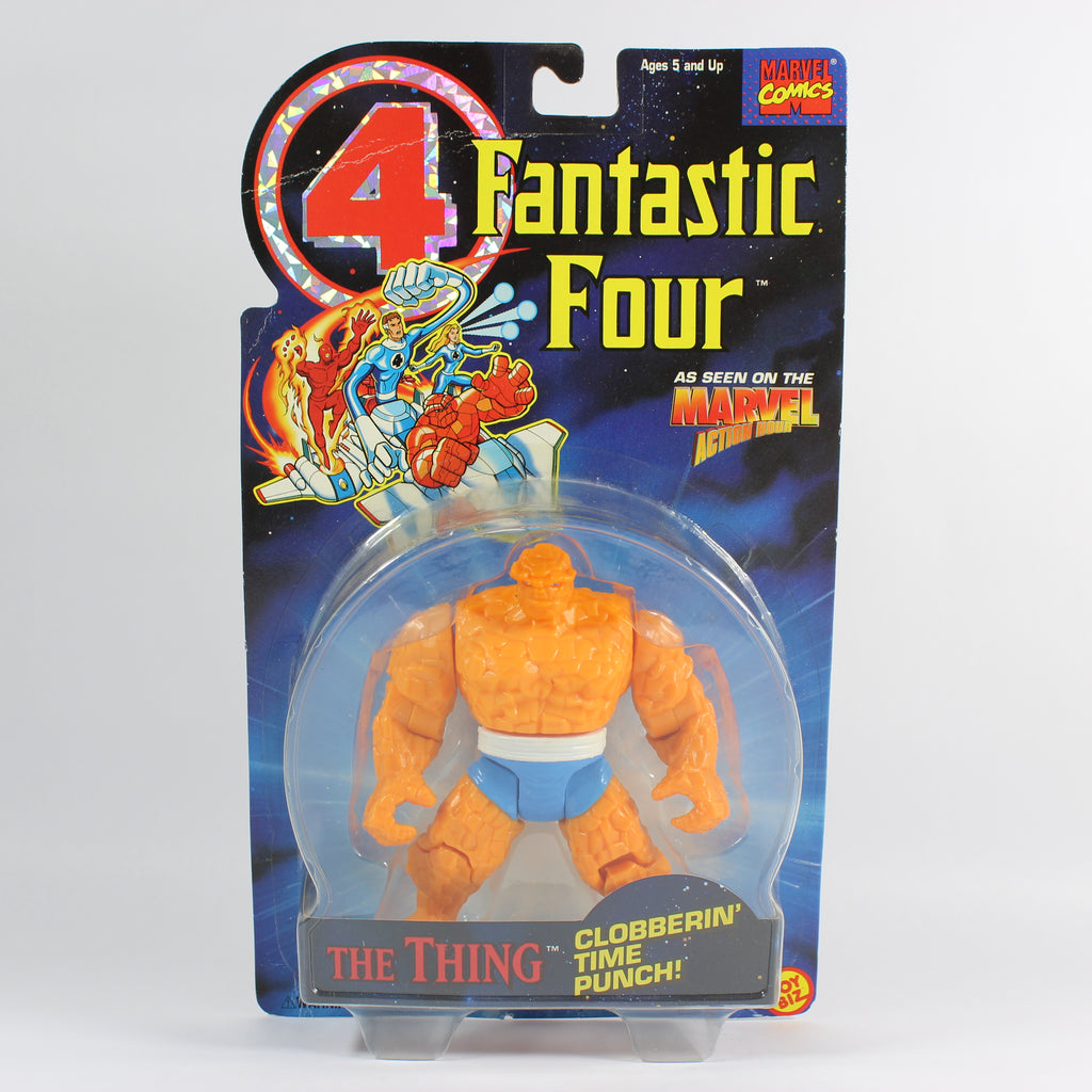 Fantastic Four: The Thing with Clobberin Time Punch, Marvel Comics, Toybiz, 1994