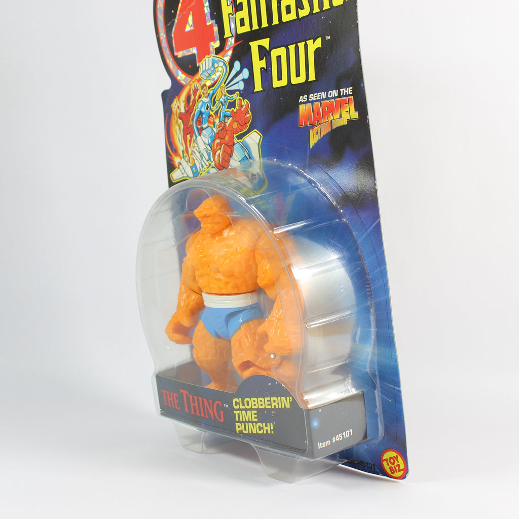 Fantastic Four: The Thing with Clobberin Time Punch, Marvel Comics, Toybiz, 1994 - Image 2