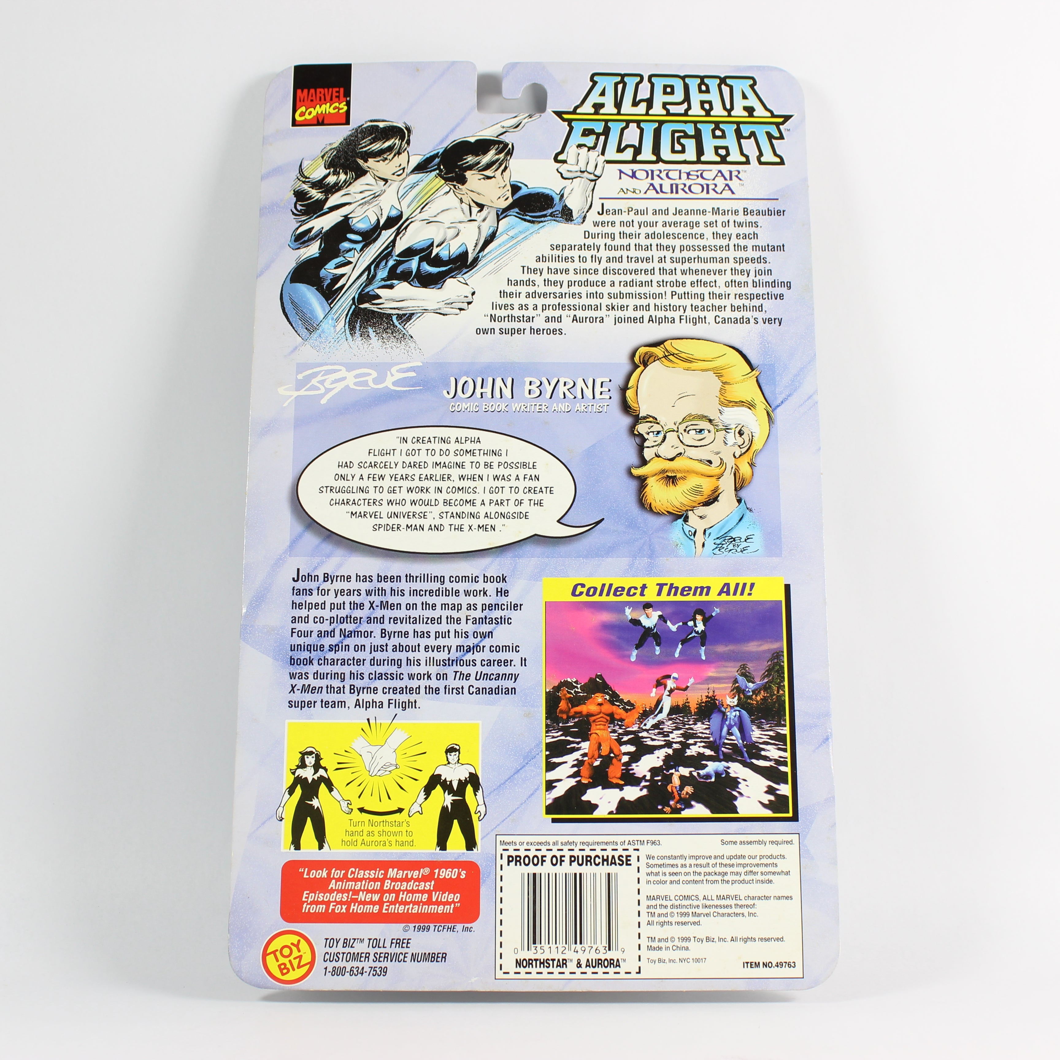 Alpha Flight: Northstar and Aurora, Marvel Comics, Toybiz, 1999 - Image 5