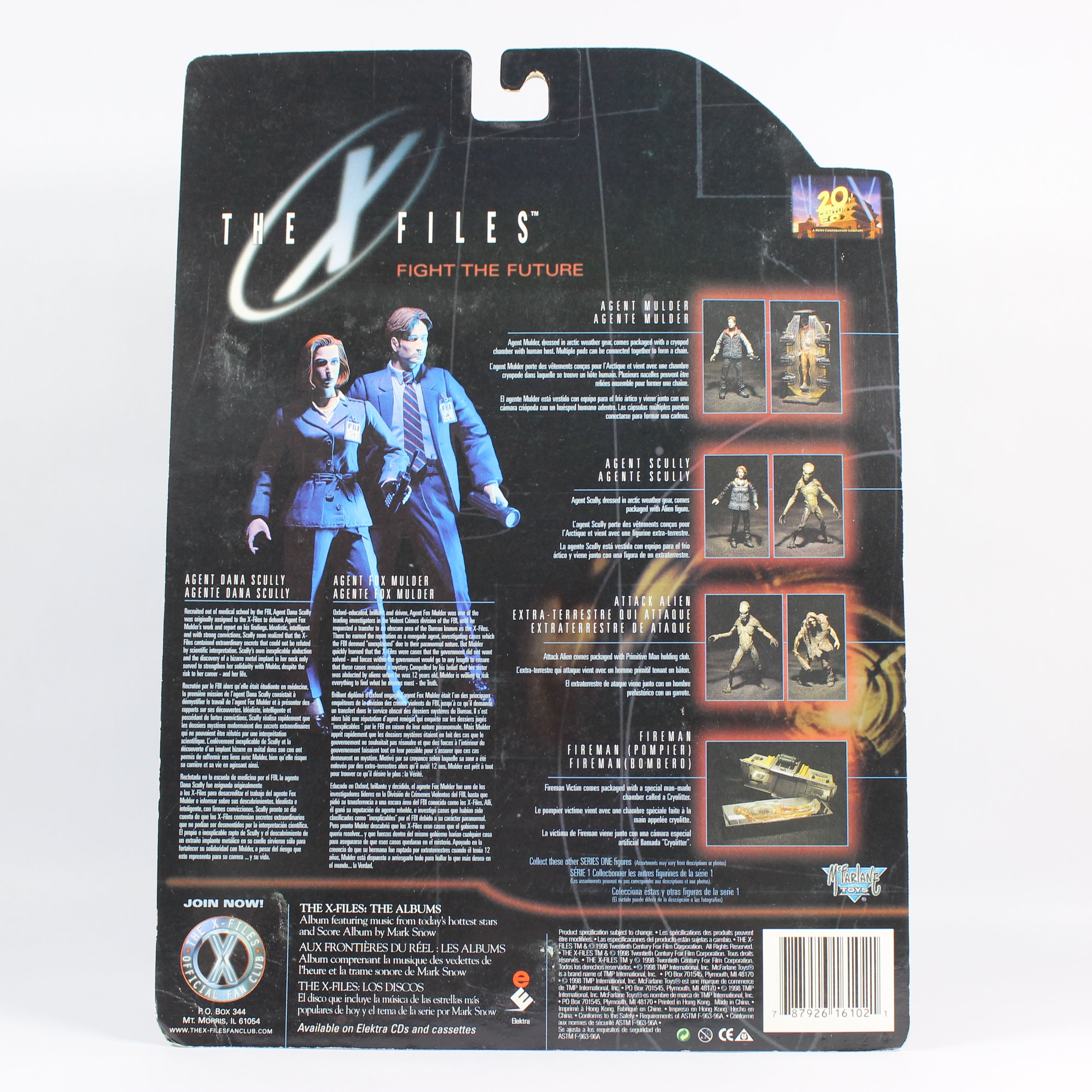 Agent Dana Scully with Cryptopod: Series 1, The X, McFarlane Toys, 1998 - Image 5