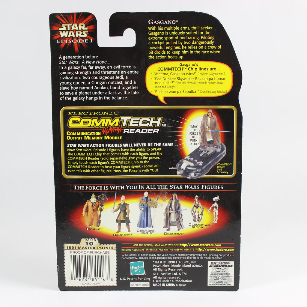 Star Wars: Episode 1; Collection 3 with CommTech Chip - Gasgano with Pit Droid, Hasbro, 1998 - Image 5