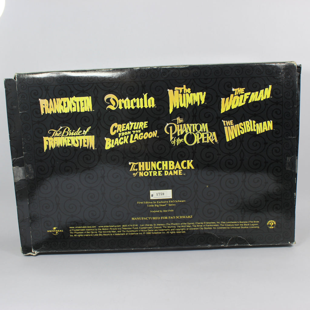 Univeral Studios Monsters - Little Big Heads (First Edition), Classic Movie Monsters, FAO Schwarz, 1998 - Image 4