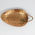 Vintage Messica Tray Etched Copper Teardrop Shape (Middle East, Israel)