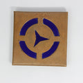 AET Copper Trivet with Blue Tile