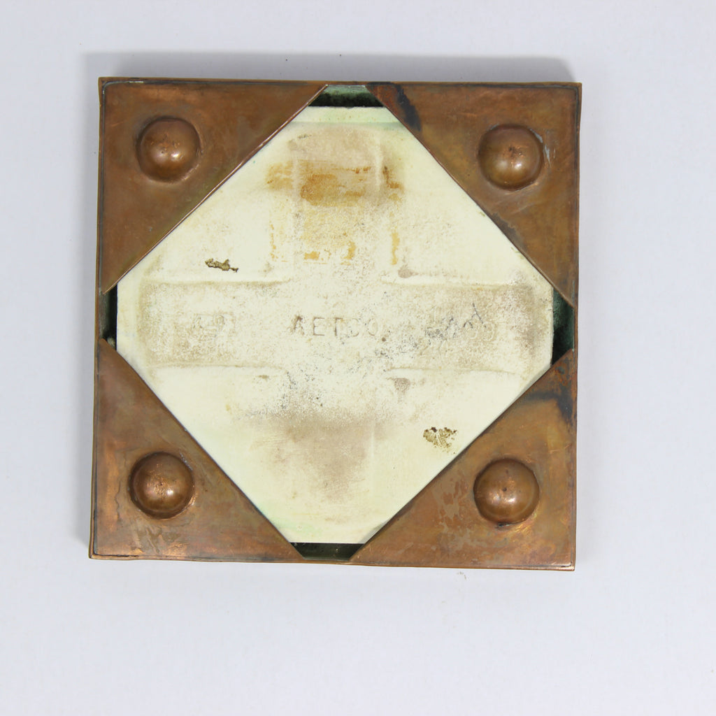 AET Copper Trivet with Blue Tile - Image 2
