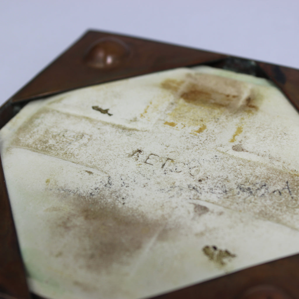 AET Copper Trivet with Blue Tile - Image 4