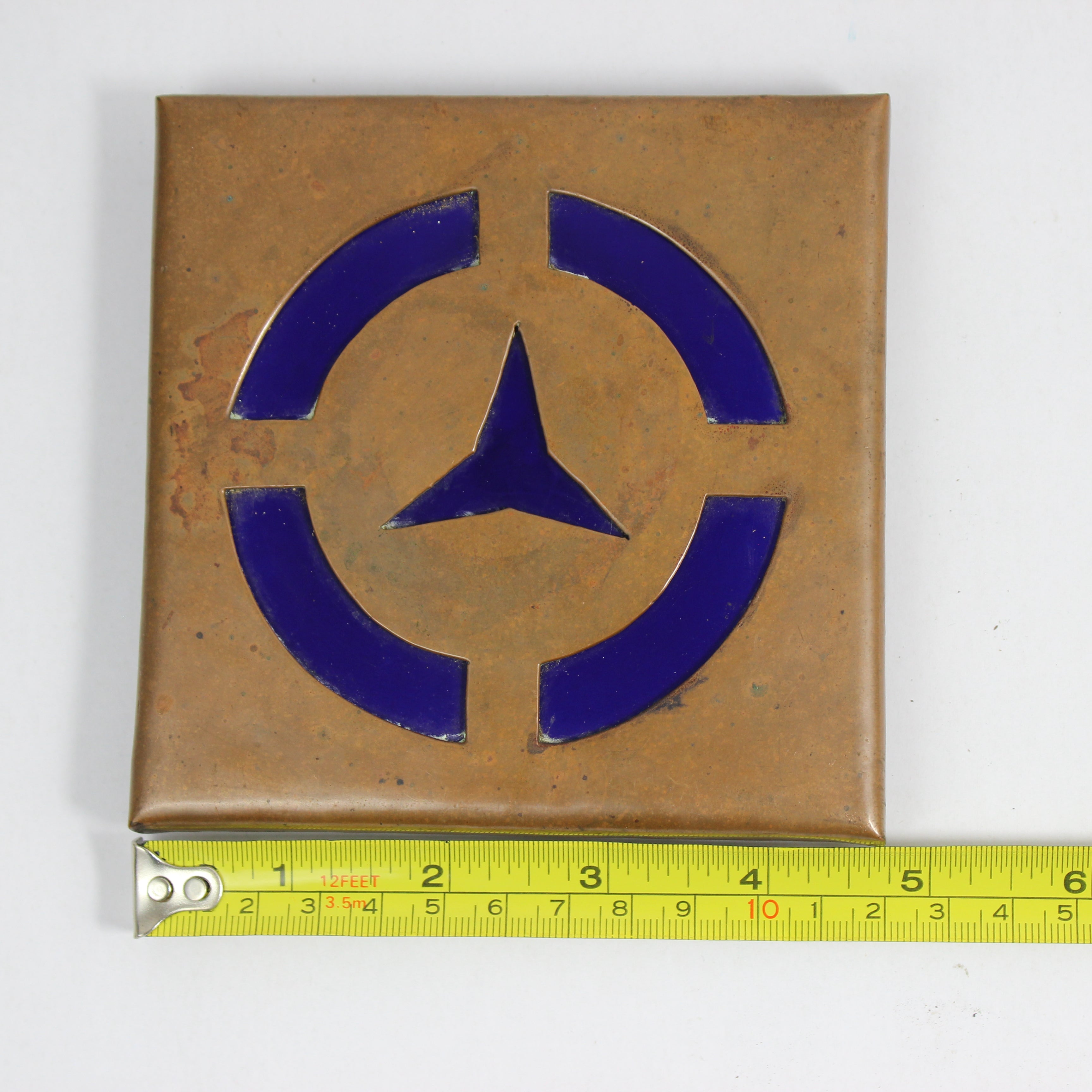 AET Copper Trivet with Blue Tile - Image 5