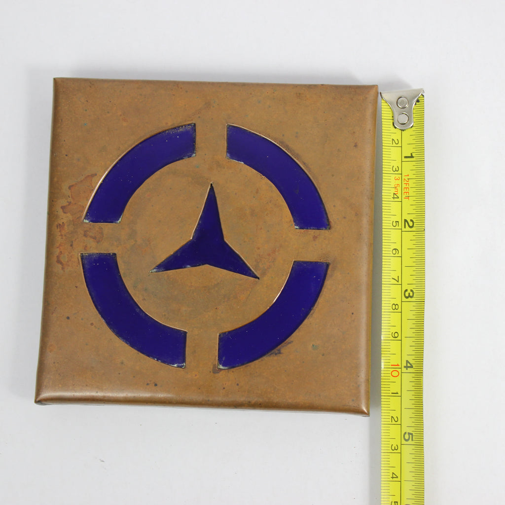 AET Copper Trivet with Blue Tile - Image 6