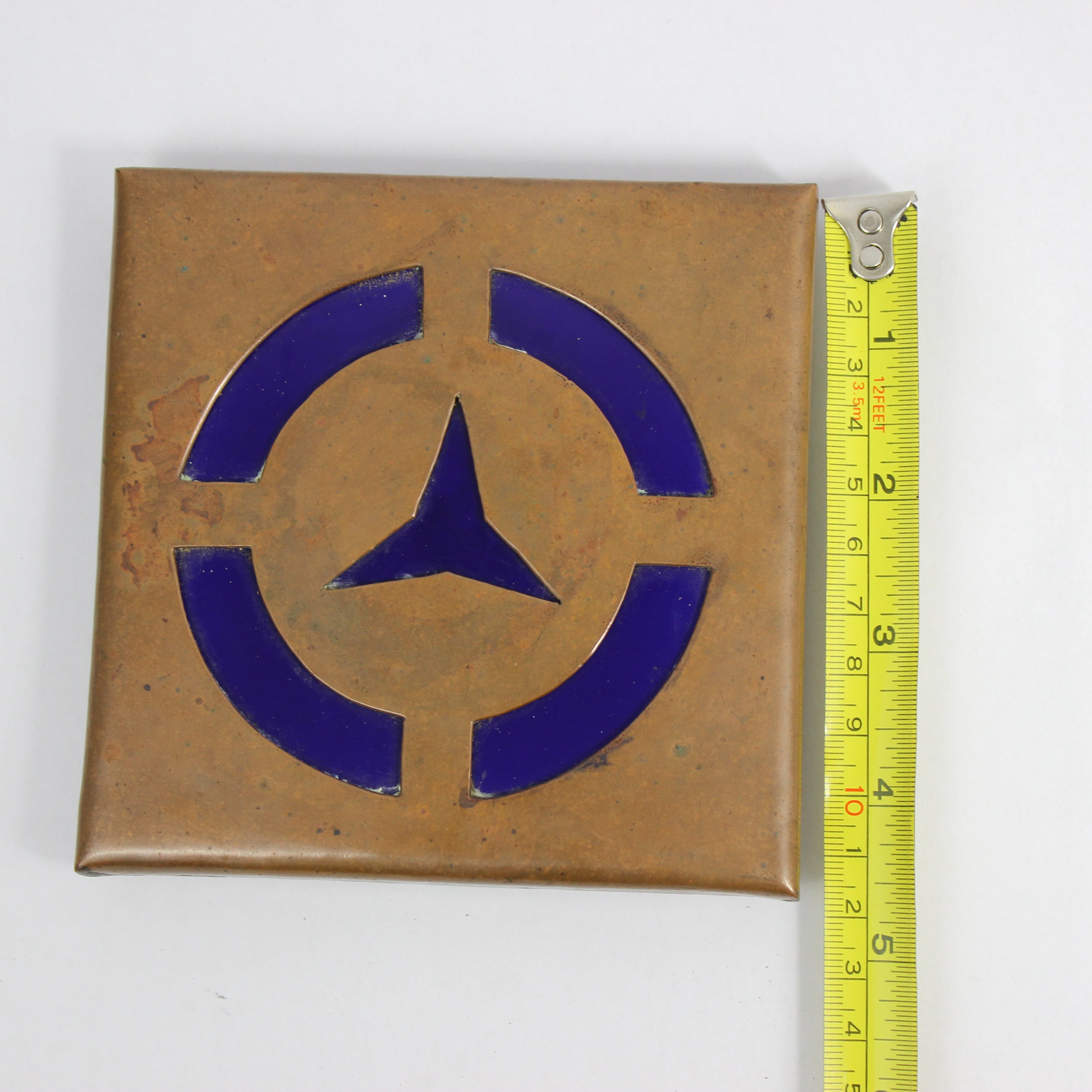 AET Copper Trivet with Blue Tile - Image 6