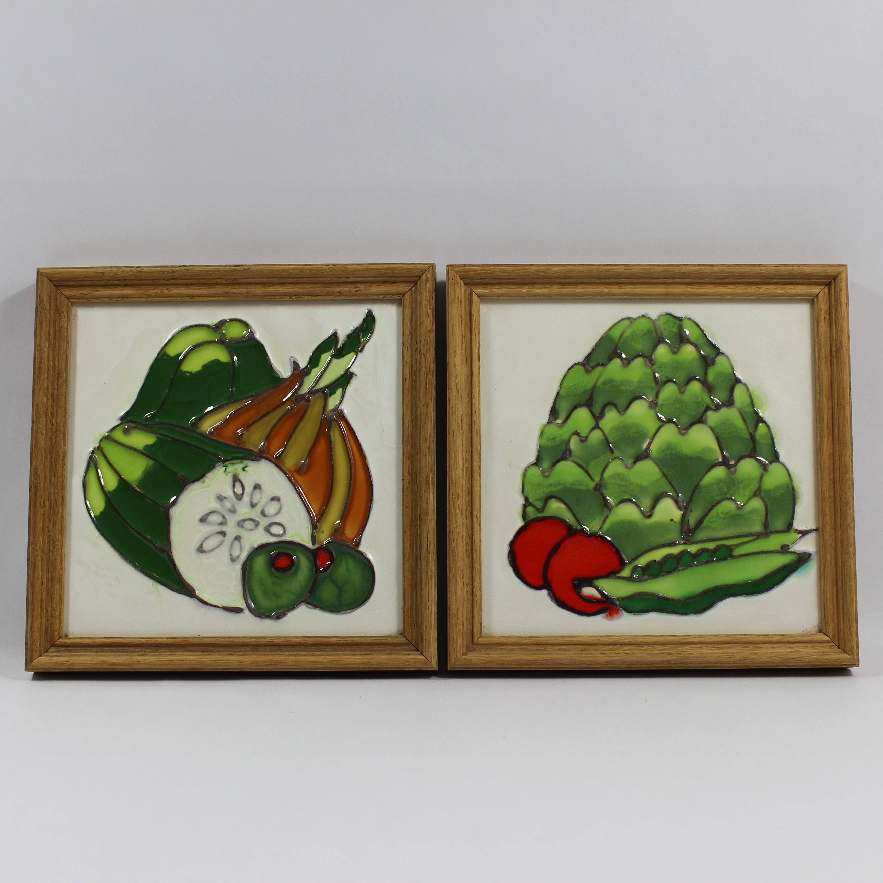 Vegetable Art Tile 2 Piece Set - Harris Strong
