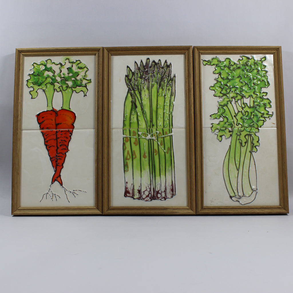 Vegetable Art Tile 3 Piece Set - Harris Strong