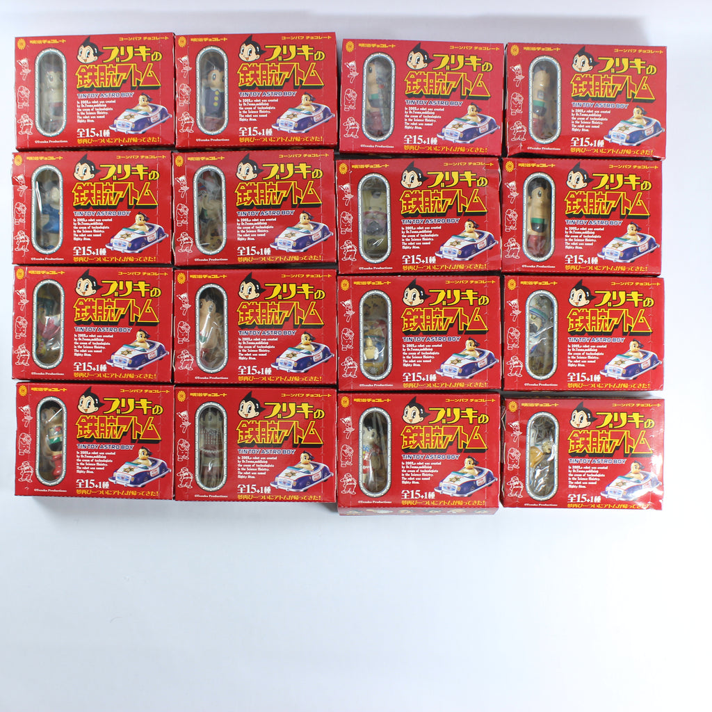 Tin Toy Figure - Set of 15 + Mystery (Meiji, 2004)