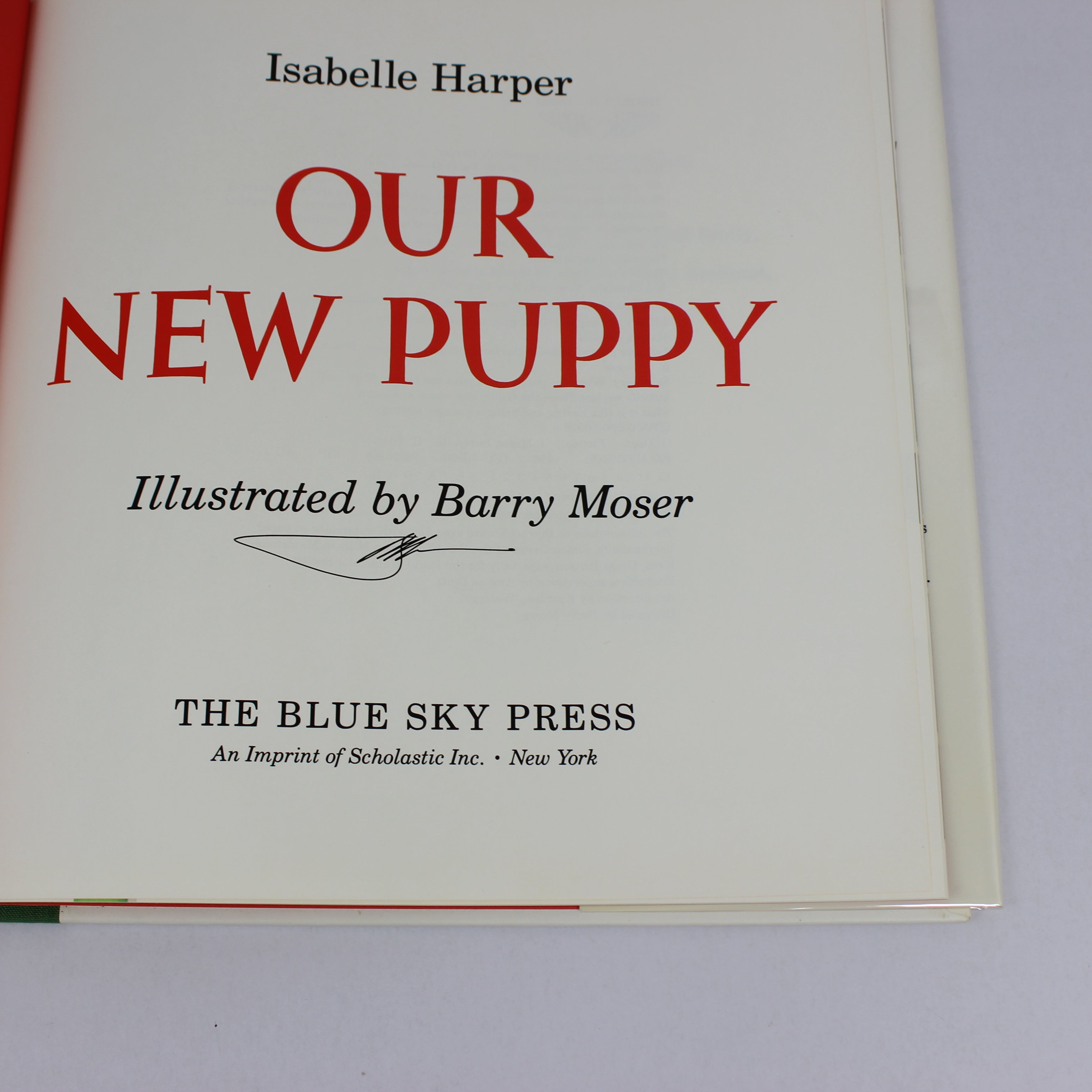 Our New Puppy - Isabelle Harper (First Edition, Hardcover, 1996) - Image 2