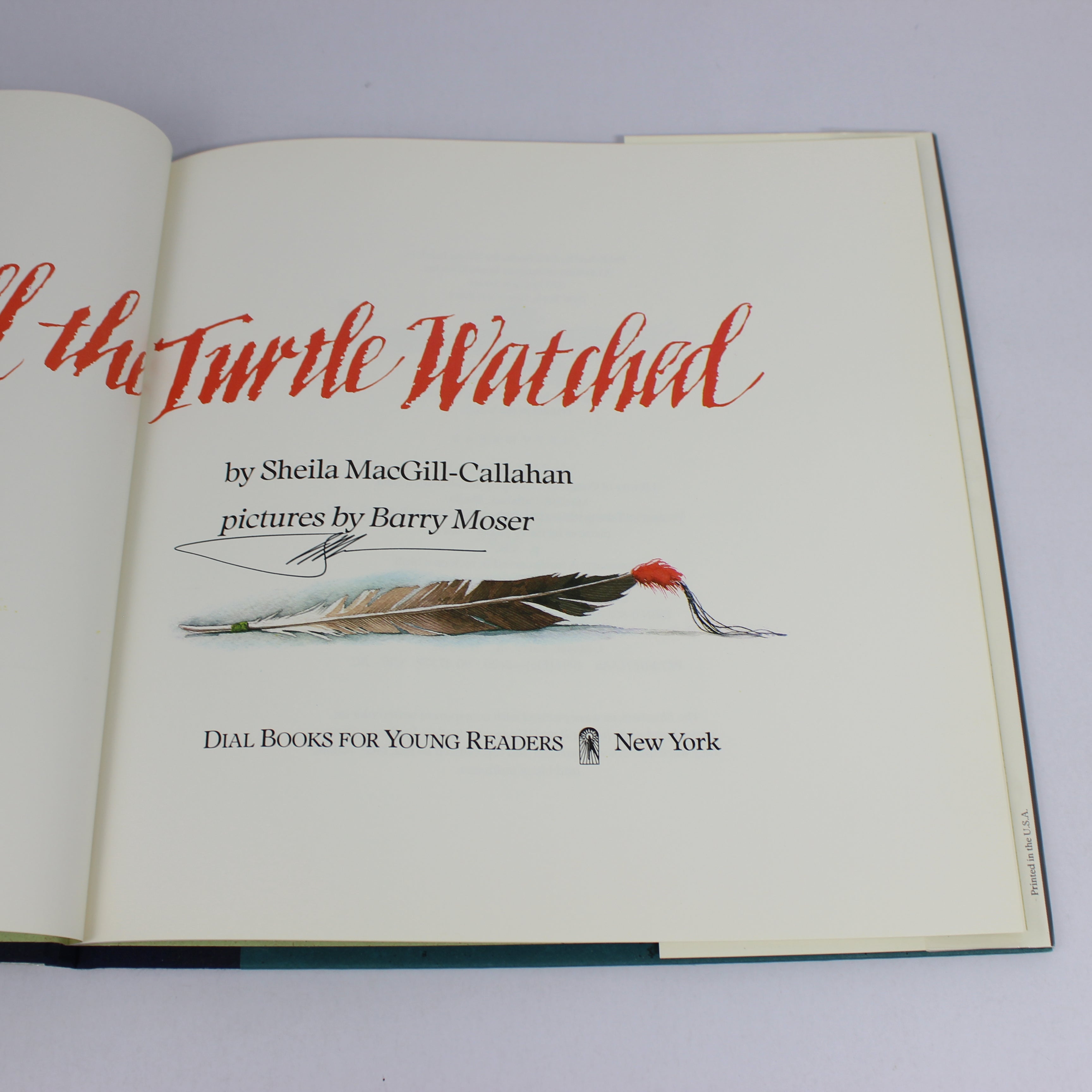 And Still the Turtle Watched - Sheila MacGill-Callahan (First Edition, Hardcover, 1991) - Image 2