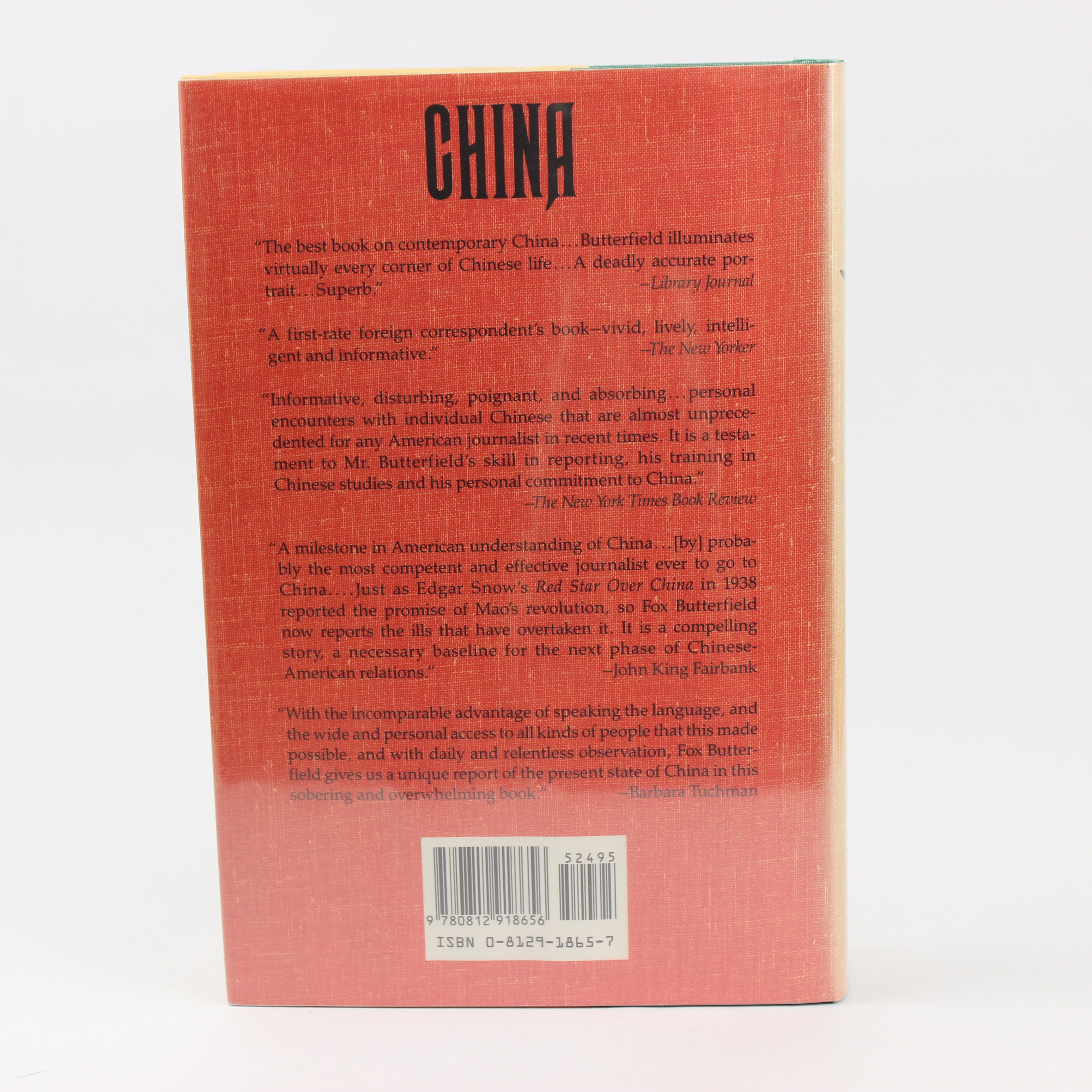 China: Alive in the Bitter Sea - Fox Butterfield (Hardcover, 1982) - Image 2
